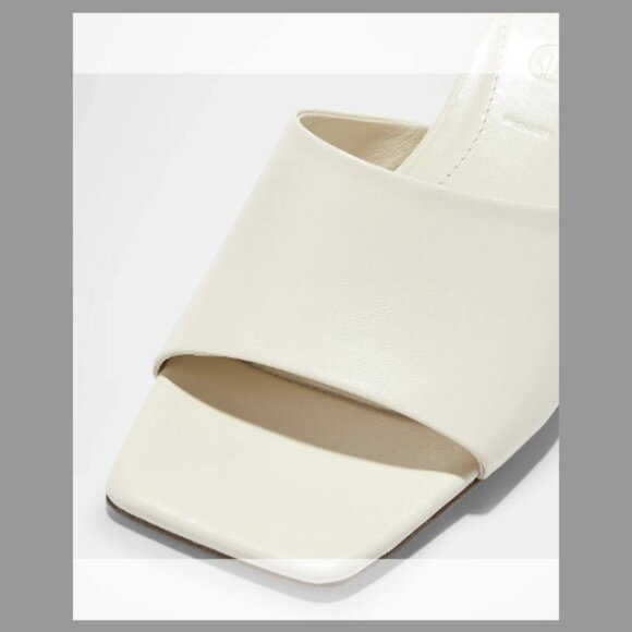 Aeyde NIB ALE Metallic Mule Sandals (Orig.$480) w/tax (Size 7B/37EU) Color-Cream - Picture 3 of 8